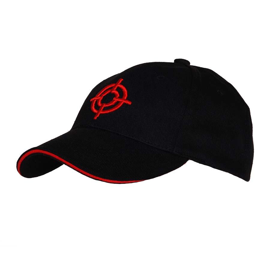 Cap Zwart met Rood  Target Logo-1290-a